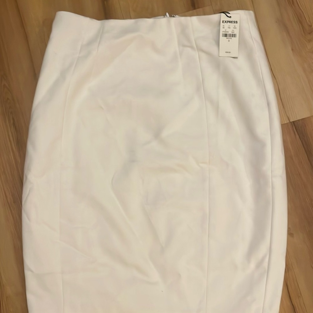 Express white pencil skirt